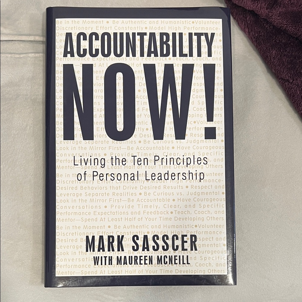 Accountability Now! Hardcover Book